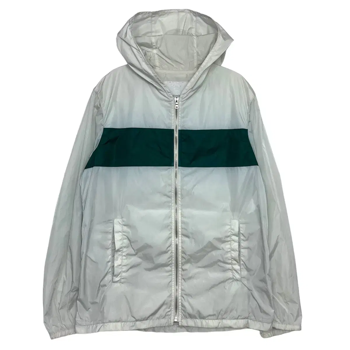 Prada フード付きウインドブレーカージャケット